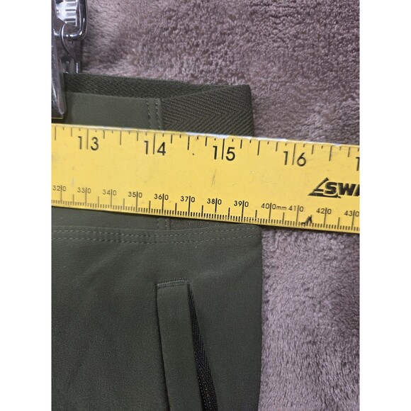 Athleta Joggers Womens 10 Olive Green Elastic Waist Zip Pockets - Picture 5 of 7